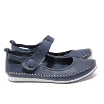 Mocasini - piele - bleumarin - SM113888