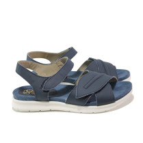 Sandale femei - piele - bleumarin - SM113896