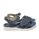 Sandale femei - piele - bleumarin - SM113896