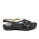 Sandale femei - piele - negri - SM113897