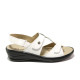 Sandale femei - piele - alb - SM113889