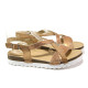 Sandale femei - piele - maro - SM113890