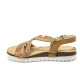 Sandale femei - piele - maro - SM113890