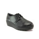 Pantofi cu platformă- piele - negri - SM114280