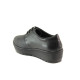 Pantofi cu platformă- piele - negri - SM114280