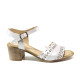 Sandale femei - piele - alb - SM114090