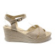 Sandale femei - piele - bej - SM114201