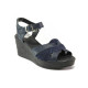 Sandale femei - piele - bleumarin - SM114199