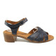 Sandale femei - piele - bleumarin - SM114204