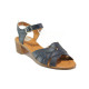 Sandale femei - piele - bleumarin - SM114204