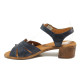 Sandale femei - piele - bleumarin - SM114204