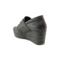 Pantofi cu platformă- piele - negri - SM114485