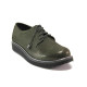 Pantofi cu talpă joasă femei - piele - verde - SM114518