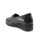 Pantofi cu platformă- piele - negri - SM114515