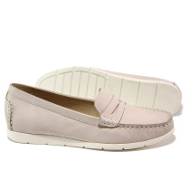 Mocasini - piele - roz - SM113637