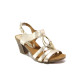 Sandale femei - piele - bej - SM113690