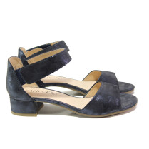 Sandale femei - piele - bleumarin - SM113834