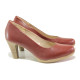 Pantofi cu tocuri inalte - piele - bordeaux - SM113789