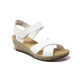 Sandale femei - piele - alb - SM113861