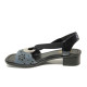 Sandale femei - piele - bleumarin - SM113870