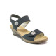 Sandale femei - piele - bleumarin - SM113878