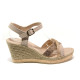 Sandale femei - piele - roz - SM113884