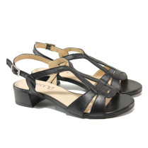 Sandale femei - piele - negri - SM113911