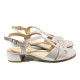 Sandale femei - piele - argint - SM113912