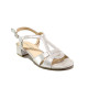 Sandale femei - piele - argint - SM113912