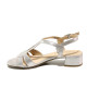 Sandale femei - piele - argint - SM113912