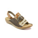 Sandale femei - piele - maro - SM113970