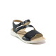 Sandale femei - piele - bleumarin - SM114009