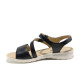 Sandale femei - piele - bleumarin - SM114009