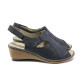 Sandale femei - piele - bleumarin - SM114026