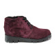 Ghete femei - velur natural - bordeaux - SM116469