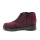 Ghete femei - velur natural - bordeaux - SM116469