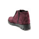 Ghete femei - velur natural - bordeaux - SM116469