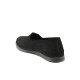 Încălțăminte femei cu talpă plată - nubuck natural - negru - SM116076