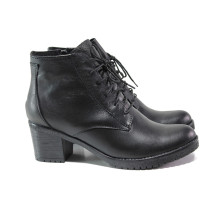 Ghete femei - piele naturală - negru - SM116466