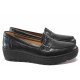 Mocasini - piele naturală - negru - SM115603