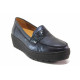 Mocasini - piele naturală - albastru - SM115604