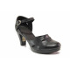 Sandale femei - piele naturală - negru - SM115817