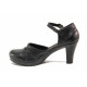 Sandale femei - piele naturală - negru - SM115817