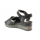 Sandale femei - piele naturală - negru - SM115875