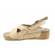 Sandale femei - piele naturală - bej - SM115856