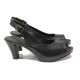 Sandale femei - piele naturală - negru - SM115851