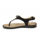 Sandale femei - piele naturală - negru - SM115847