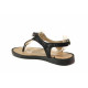 Sandale femei - piele naturală - negru - SM115847