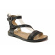 Sandale femei - piele naturală - negru - SM115842