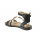 Sandale femei - piele naturală - negru - SM115842